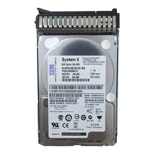 HDD-shijf HDD gewijd voor de server Lenovo 2.5'' 1000GB 7200RPM SAS 6Gb/s 00AJ141