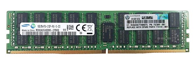 RAM-geheugen 1x 16GB Samsung ECC REGISTERED DDR4 2133MHz PC4-17000 RDIMM | M393A2G40DB0-CPB