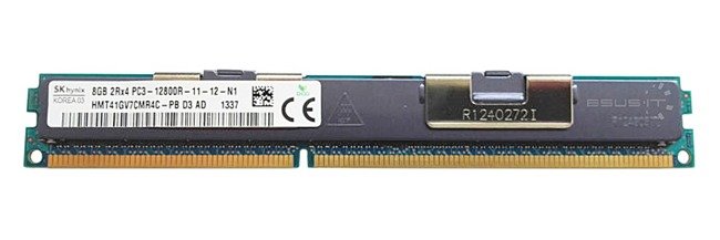 RAM-geheugen 1x 8GB Hynix ECC REGISTERED DDR3 1600MHz PC3-12800 RDIMM | HMT41GV7CMR4C-PB