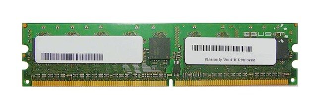 RAM-geheugen 2x 2GB Kingston ECC UNBUFFERED DDR2 800MHz PC2-6400 UDIMM | KVR800D2E5K2/4G