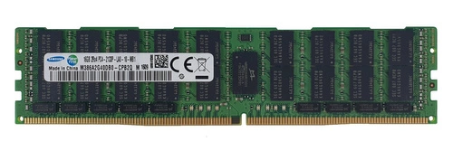 RAM-geheugen 1x 16GB Samsung ECC LOAD REDUCED DDR4 2Rx4 2133MHz PC4-17000 LRDIMM | M386A2G40DB0-CPB