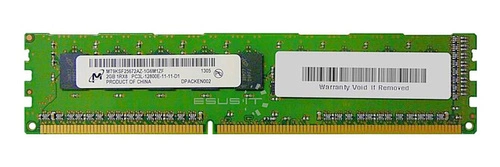 RAM-geheugen 1x 2GB Micron ECC UNBUFFERED DDR3 1600MHz PC3-12800 UDIMM | MT9KSF25672AZ-1G6