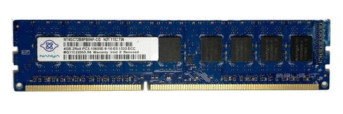 RAM-geheugen 1x 4GB Samsung ECC UNBUFFERED DDR3 2Rx8 1333MHz PC3-10600 UDIMM | NT4GC72B8PB0NF-CG