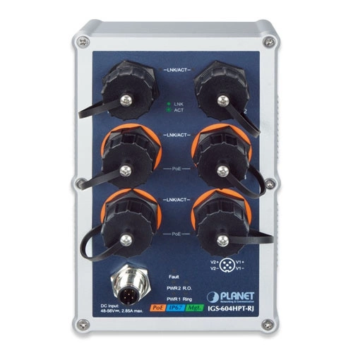 Schakelaar Planet IGS-604HPT-RJ 6x 1Gb 144 W PoE+