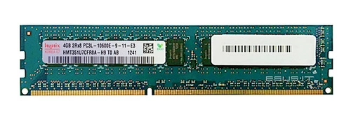 RAM-geheugen 1x 4GB Hynix ECC UNBUFFERED DDR3 1333MHz PC3-10600 UDIMM | HMT351U7CFR8A-H9
