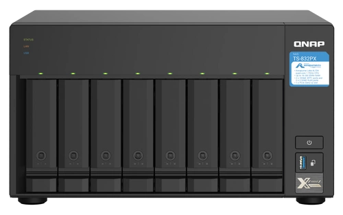 NAS-server QNAP TS-832PX-4G 8x SSD | HDD SATA 4GB RAM