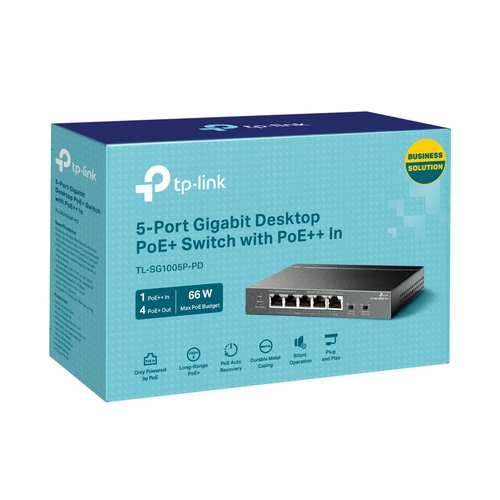 Schakelaar TP-LINK TL-SG1005P 5x 1Gb 65 W PoE+