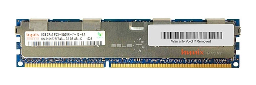 RAM-geheugen 1x 4GB Hynix ECC REGISTERED DDR3 1066MHz PC3-8500 RDIMM | HMT151R7TFR8C-G7