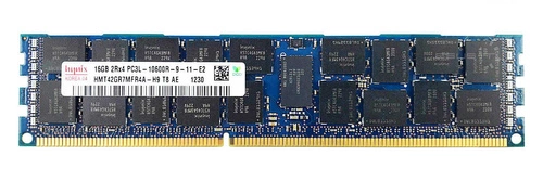 RAM-geheugen 1x 16GB Hynix ECC REGISTERED DDR3 1333MHz PC3-10600 RDIMM | HMT42GR7MFR4A-H9