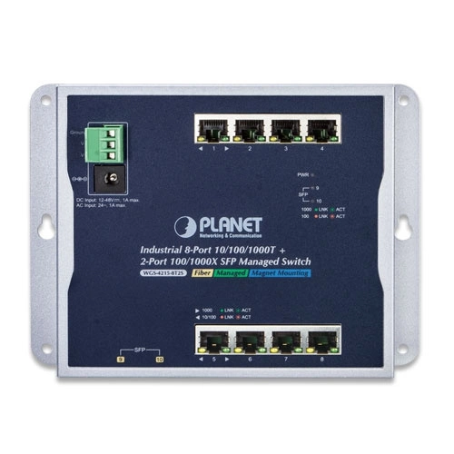 Schakelaar Planet WGS-4215-8T2S 8x 1Gb 2x SFP