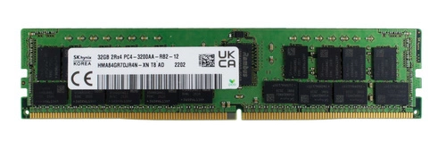 RAM-geheugen 1x 32GB Hynix ECC REGISTERED DDR4 2Rx4 3200MHz PC4-25600 RDIMM | HMA84GR7DJR4N-XN