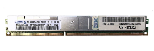 RAM-geheugen 1x 4GB Samsung ECC REGISTERED DDR3 1333MHz PC3-10600 RDIMM | M392B5170EM1-CH9