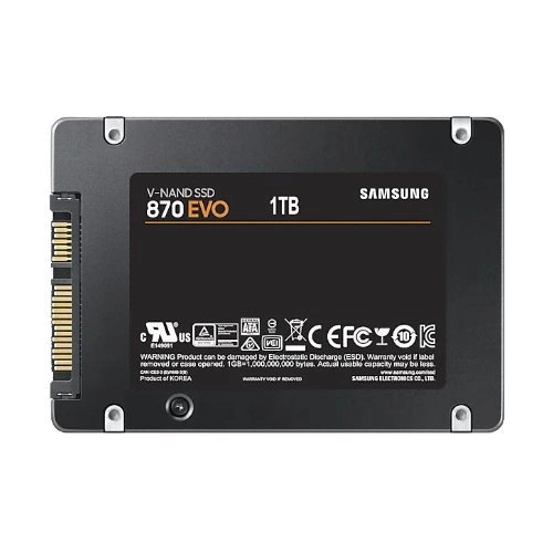 SSD-schijf Samsung 870 EVO 1000GB 2.5'' SATA 6Gb/s TLC | MZ-77E1T0B/EU