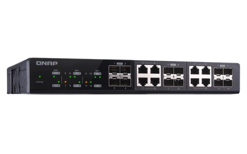 Schakelaar QNAP QSW-M1208-8C 1x 1Gb 4x SFP+ 8x RJ-45/SFP+