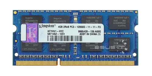 RAM-geheugen 1x 4GB Kingston SO-DIMM DDR3 1600MHz PC3-12800 | KFYHV1-HYC