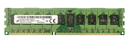 RAM-geheugen 1x 8GB Micron ECC REGISTERED DDR3 1600MHz PC3-12800 RDIMM | MT18KSF1G72PDZ-1G6