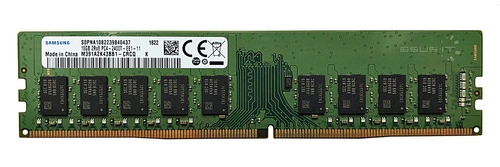 RAM-geheugen 1x 16GB Samsung ECC UNBUFFERED DDR4 2400MHz PC4-19200 UDIMM | M391A2K43BB1-CRC