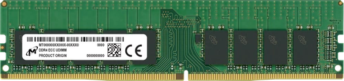 RAM-geheugen 1x 16GB Micron ECC UNBUFFERED DDR4 2Rx8 3200MHz PC4-25600 UDIMM | MTA18ASF2G72AZ-3G2