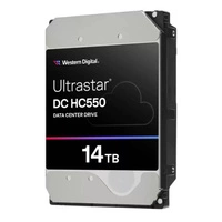 Harde schijf Western Digital Ultrastar DC HC550 3.5'' HDD 14TB 7200RPM SAS 12Gb/s 512MB | 0F38528
