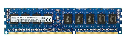 RAM-geheugen 1x 8GB Hynix ECC REGISTERED DDR3 1866MHz PC3-14900 RDIMM | HMT41GR7AFR8C-RD