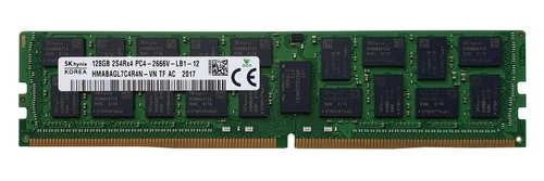 RAM-geheugen 1x 128GB Hynix ECC LOAD REDUCED DDR4 2S4Rx4 2666MHz PC4-21300 LRDIMM | HMABAGL7C4R4N-VN