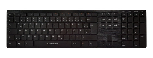 Bedraad toetsenbord LC-Power LC-KEY-5B-ALU QWERTZ