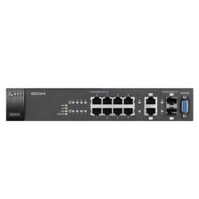 Schakelaar Zyxel GS2210-8-EU0101F 8x 10/100/1000 2x RJ-45/SFP