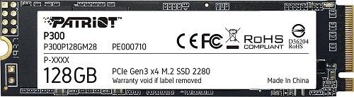 SSD-schijf Patriot P300 128GB M.2 2280 PCIe Gen4 TLC | P300P128GM28