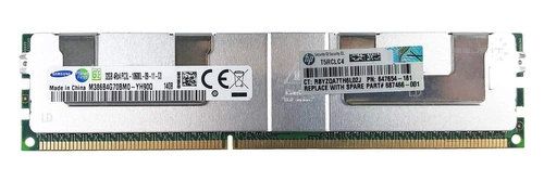RAM-geheugen 1x 32GB Samsung ECC LOAD REDUCED DDR3 1333MHz PC3-10600 LRDIMM | M386B4G70BM0-YH9