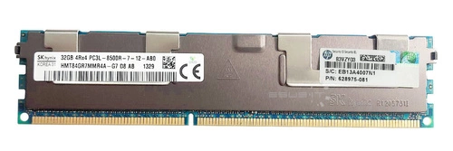 RAM-geheugen 1x 32GB Hynix ECC REGISTERED DDR3 1066MHz PC3-8500 RDIMM | HMT84GR7MMR4A-G7