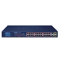 Schakelaar Planet FGSW-2622VHP 24x 100Mb 2x RJ-45/SFP 300 W PoE+