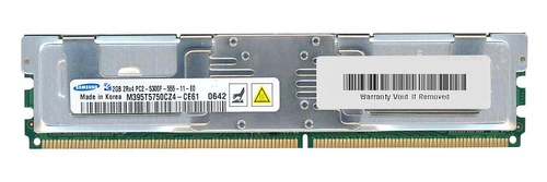 RAM-geheugen 1x 2GB Samsung ECC FULLY BUFFERED DDR2 667MHz PC2-5300 FBDIMM | M395T5750CZ4-CE61