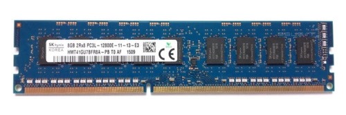 RAM-geheugen 1x 8GB Hynix ECC UNBUFFERED DDR3 1600MHz PC3-12800 UDIMM | HMT41GU7AFR8A-PB