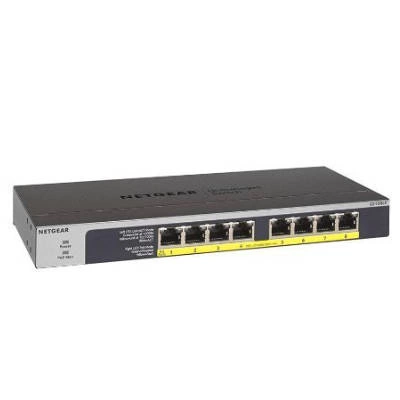 Schakelaar Netgear GS108LP-100EUS 8x 10/100/1000 60 W PoE