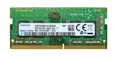 RAM-geheugen 1x 8GB Samsung SO-DIMM DDR4 2666MHz PC4-21300 | M471A1K43CB1-CTD