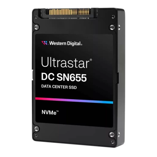 SSD-schijf Western Digital Ultrastar DC SN655 7,68TB U.3 NVMe PCIe TLC | 0TS2459