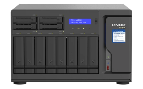 NAS-server QNAP TVS-h1288X-W1250-16G 16x SSD | HDD SATA 16GB RAM