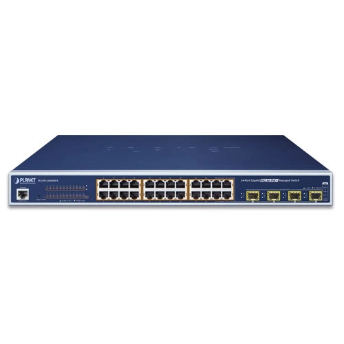 Schakelaar Planet WGSW-24040HP4 24x 1Gb 4x SFP 440 W PoE+