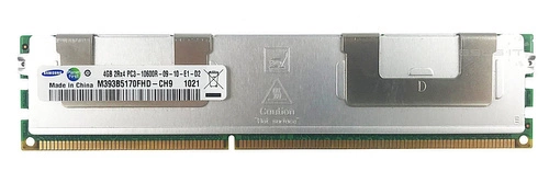 RAM-geheugen 1x 4GB Samsung ECC REGISTERED DDR3 1333MHz PC3-10600 RDIMM | M393B5170FHD-CH9