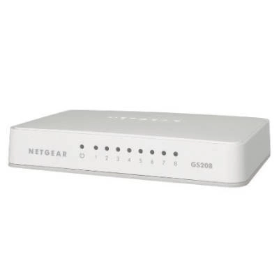 Schakelaar Netgear GS208-100PES 8x 10/100/1000