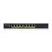 Schakelaar Zyxel GS1915-8EP-EU0101F 8x RJ-45 10/100/1000 Mbps   60W PoE+