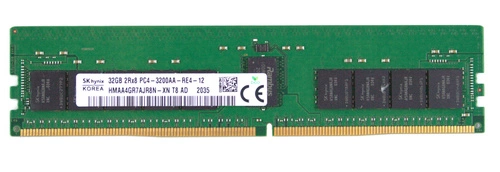RAM-geheugen 1x 32GB Hynix ECC REGISTERED DDR4 2Rx8 3200MHz PC4-25600 RDIMM | HMAA4GR7AJR8N-XN