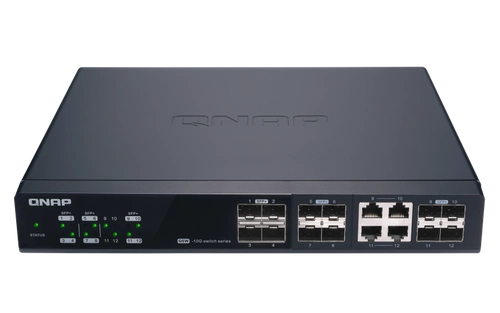 Schakelaar QNAP QSW-M1204-4C 1x 1Gb 8x SFP+ 4x RJ-45/SFP+