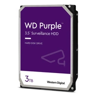 Harde schijf Western Digital PURPLE 3.5'' HDD 3TB 5400RPM SATA 6Gb/s 256MB | WD33PURZ
