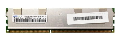 RAM-geheugen 1x 8GB Samsung ECC REGISTERED DDR3 1333MHz PC3-10600 RDIMM | M393B1K70BH1-CH9