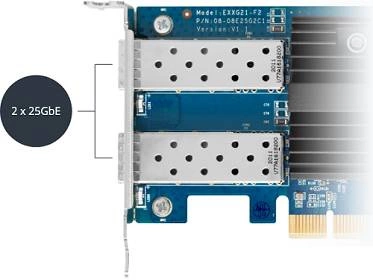 Netwerkkaarten Synology E10G18-T2 2x 10Gb RJ-45 PCI Express 10Gb