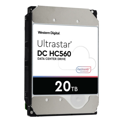 Harde schijf Western Digital Ultrastar DC HC560 3.5'' HDD 20TB 7200RPM SAS 12Gb/s 512MB | 0F38652