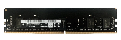 RAM-geheugen 1x 8GB Micron ECC REGISTERED DDR4 1Rx8 2933MHz PC4-23400 RDIMM | MTA9ASF1G72PZ-2G9E