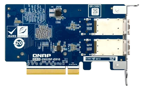 Netwerkkaarten QNAP QXG-25G2SF-E810 2x SFP28 25Gbps