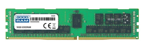 RAM-geheugen 1x 16GB GoodRAM ECC REGISTERED DDR4 2Rx4 2400MHz PC4-19200 RDIMM | W-MEM2400R4D416G